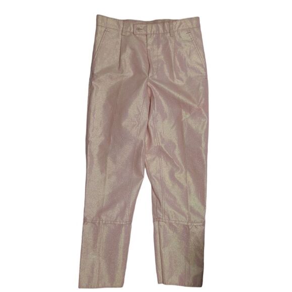 BARBIECORE pink glitter kencore khaki pants‎ unisex 31 - Picture 1 of 10